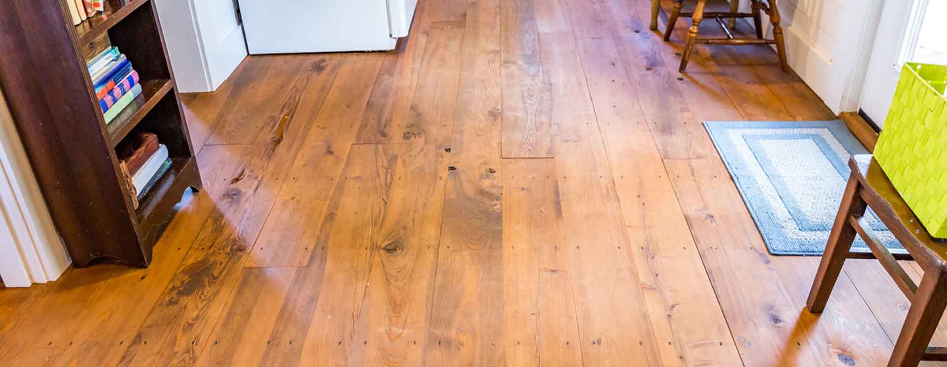 Natural wood flooring